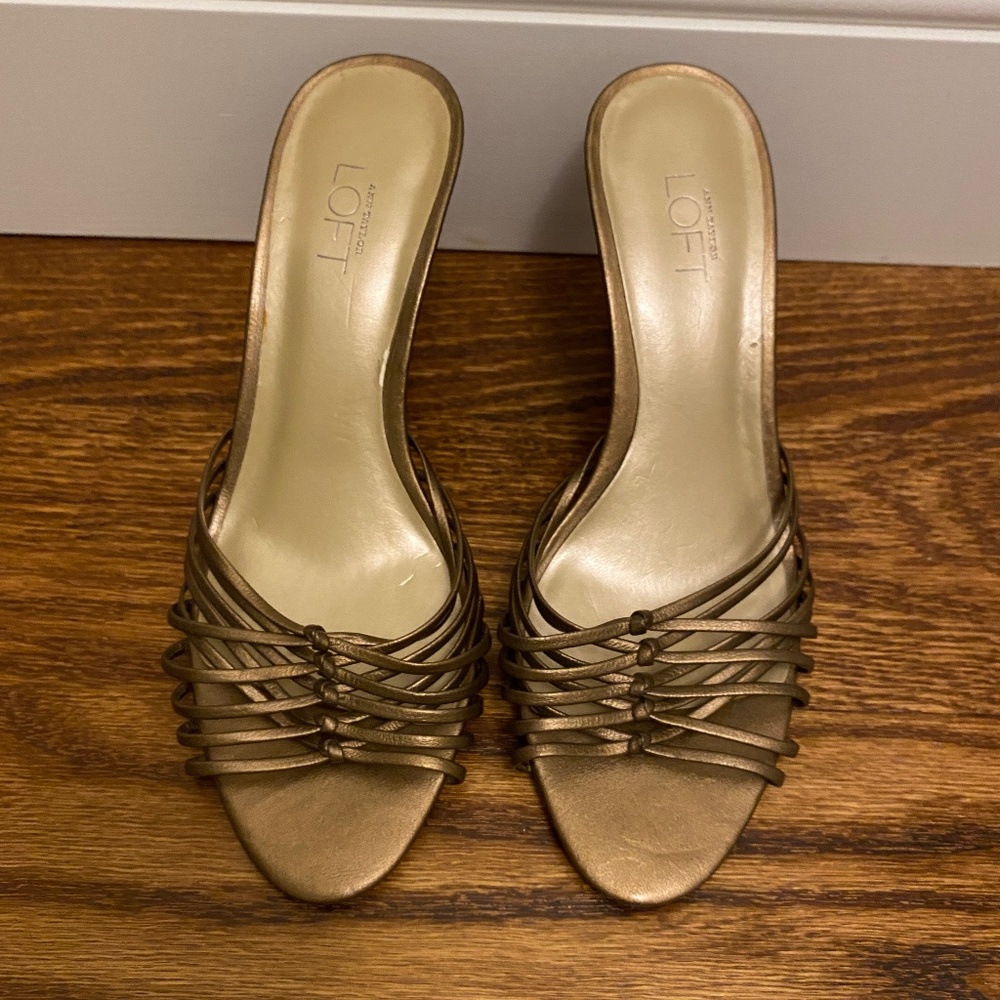 LOFT Bronze Color Sandals
